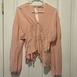 ASOS top, pink; size 4